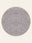Mauve Mist washable rug, round shape, top view