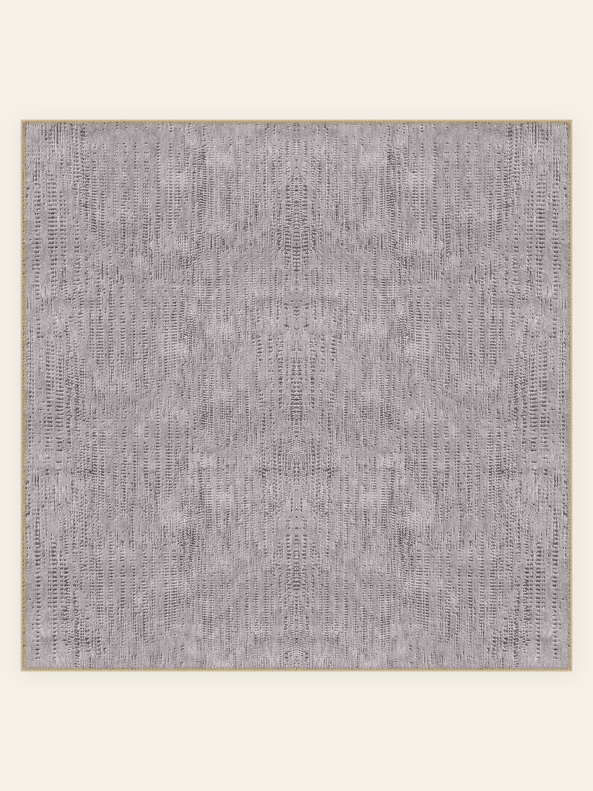 Tapis lavable Mauve Mist, forme carrée, vu de dessus
