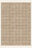 Caramel Plaid washable rug, rectangle shape, top view