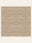 Caramel Plaid washable rug, square shape, top view