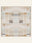 Bauhaus Patch washable rug, square shape, top view