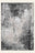 Ashfield Charcoal washable rug, rectangle shape, top view