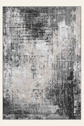 Tappeto lavabile Ashfield Charcoal, forma rettangolare, vista dall'alto