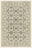 Sage Trellis washable rug, rectangle shape, top view