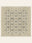 Sage Trellis washable rug, square shape, top view