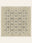 Sage Trellis washable rug, square shape, top view