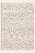 Tapis lavable Berber Diamond, forme rectangulaire, vu de dessus