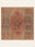 Rustic Heriz washable rug, square shape, top view