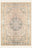 Porcelain Bloom washable rug, rectangle shape, top view