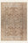 Walnut Garden washable rug, rectangle shape, top view