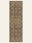 Honeycomb Tribe washable rug, runner shape, top view