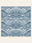 Pacific Waves washable rug, square shape, top view