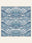 Pacific Waves washable rug, square shape, top view