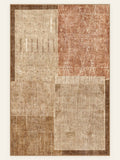 Gabbeh Trail washable rug, rectangle shape, top view