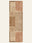Gabbeh Trail washable rug, runner shape, top view