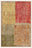 Gabbeh Harvest washable rug, rectangle shape, top view