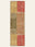 Gabbeh Harvest washable rug, runner shape, top view