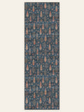 Alfombra de pasillo lavable Cypress Night, vista superior