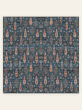 Cypress Night washable rug, square shape, top view