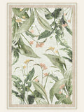 Orchid Grove washable rug, rectangle shape, top view