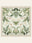 Orchid Grove washable rug, square shape, top view