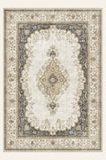 Kerman Pearl washable rug, rectangle shape, top view