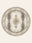 Kerman Pearl washable rug, round shape, top view