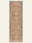 Amber Antique washable rug, runner shape, top view