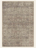 Mocha Fade washable rug, rectangle shape, top view