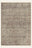 Mocha Fade washable rug, rectangle shape, top view