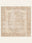 Blush Antique washable rug, square shape, top view