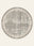 Silver Relic washable rug, round shape, top view
