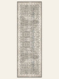 Silver Relic washable rug, runner shape, top view