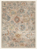 Pastel Anatolia washable rug, rectangle shape, top view