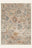 Pastel Anatolia washable rug, rectangle shape, top view