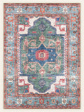 Serapi Forest washable rug, rectangle shape, top view