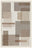 Mid-Century Patch washable rug, rectangle shape, top view