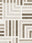 maze lines washable rug, pile texture close-up