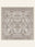 Botanical Panel washable rug, square shape, top view