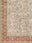 meadow stripe washable rug, corner and edge close-up