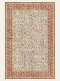 Meadow Stripe washable rug, rectangle shape, top view