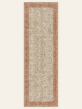 Meadow Stripe washable rug, runner shape, top view
