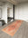 Rustic Heriz washable runner rug for hallways and kitchens, low-pile non-slip