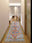 Serapi Crimson washable runner rug for hallways and kitchens, low-pile non-slip