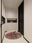 Serapi Flame round washable area rug, machine washable low-pile cotton blend
