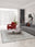 Silver Relic washable area rug in a styled room, rectangular, low-pile cotton blend