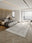 Silver Relic rectangular washable rug styled in a modern living space