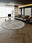 Silver Relic round washable area rug, machine washable low-pile cotton blend