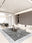 Stonewash rectangular washable rug styled in a modern living space