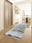 Storm Horizon washable runner rug for hallways and kitchens, low-pile non-slip